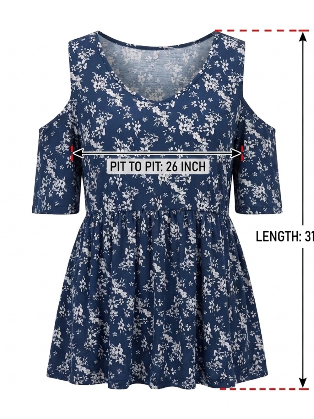 ALLEGRACE 2X Light Blue Satin Top - Picture 7 of 7